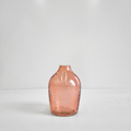 Haley Handblown Hammered Bud Vase Blush