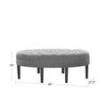 Martin Surfboard Tufted Ottoman