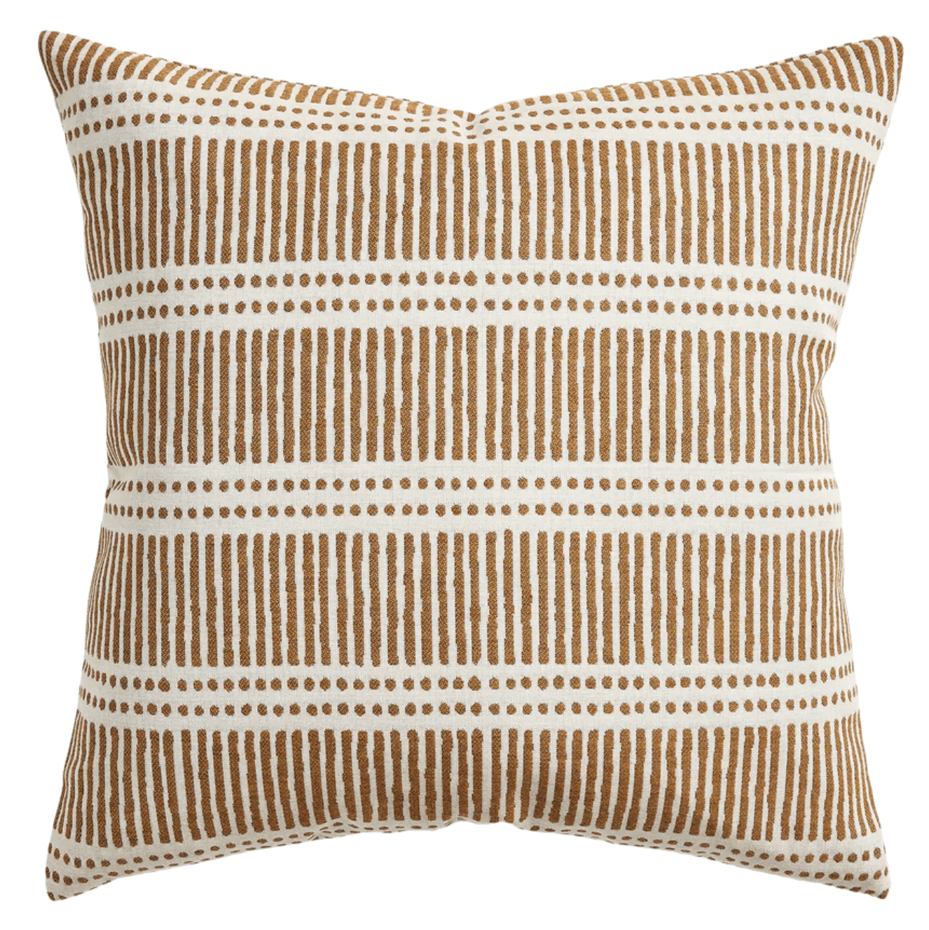 Dash Dot Pillow Cover in Rattan, Walter G Pillows, Decorative Throw Pillows Main image