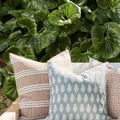 Dash Dot Pillow Cover in Rattan, Walter G Pillows, Decorative Throw Pillows