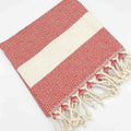 Diamond Hand Towel Red