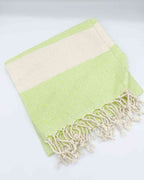 Diamond Hand Towel Lime Green