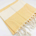 Diamond Hand Towel Yellow