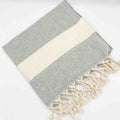 Diamond Hand Towel Gray