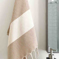 Diamond Hand Towel Beige