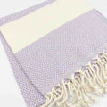 Diamond Hand Towel Lilac