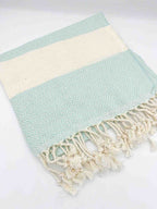 Diamond Hand Towel Aqua