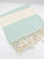 Diamond Hand Towel Aqua