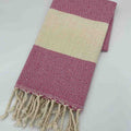 Diamond Hand Towel Hot Pink