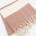 Diamond Hand Towel Chestnut Brown