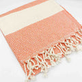 Diamond Hand Towel Orange