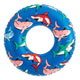 Blue Shark Inflatable Swim Tube Pool Float – Durable PVC, Ages 9+, Unisex