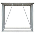Galvanized Steel Garden Log Storage Shed
