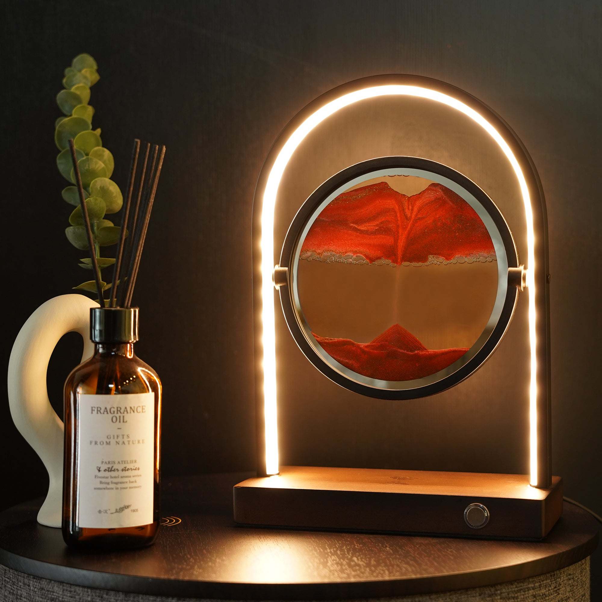Multipurpose Relaxing Sand Lamp with Wireless Charger Secondary image