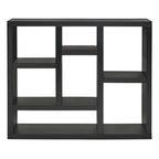 Freestanding 7 Cube Wooden Open Shelf Display