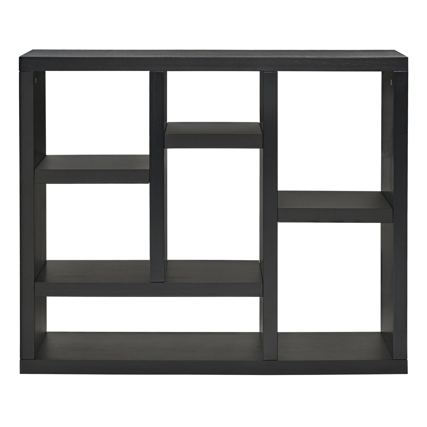 Freestanding 7 Cube Wooden Open Shelf Display