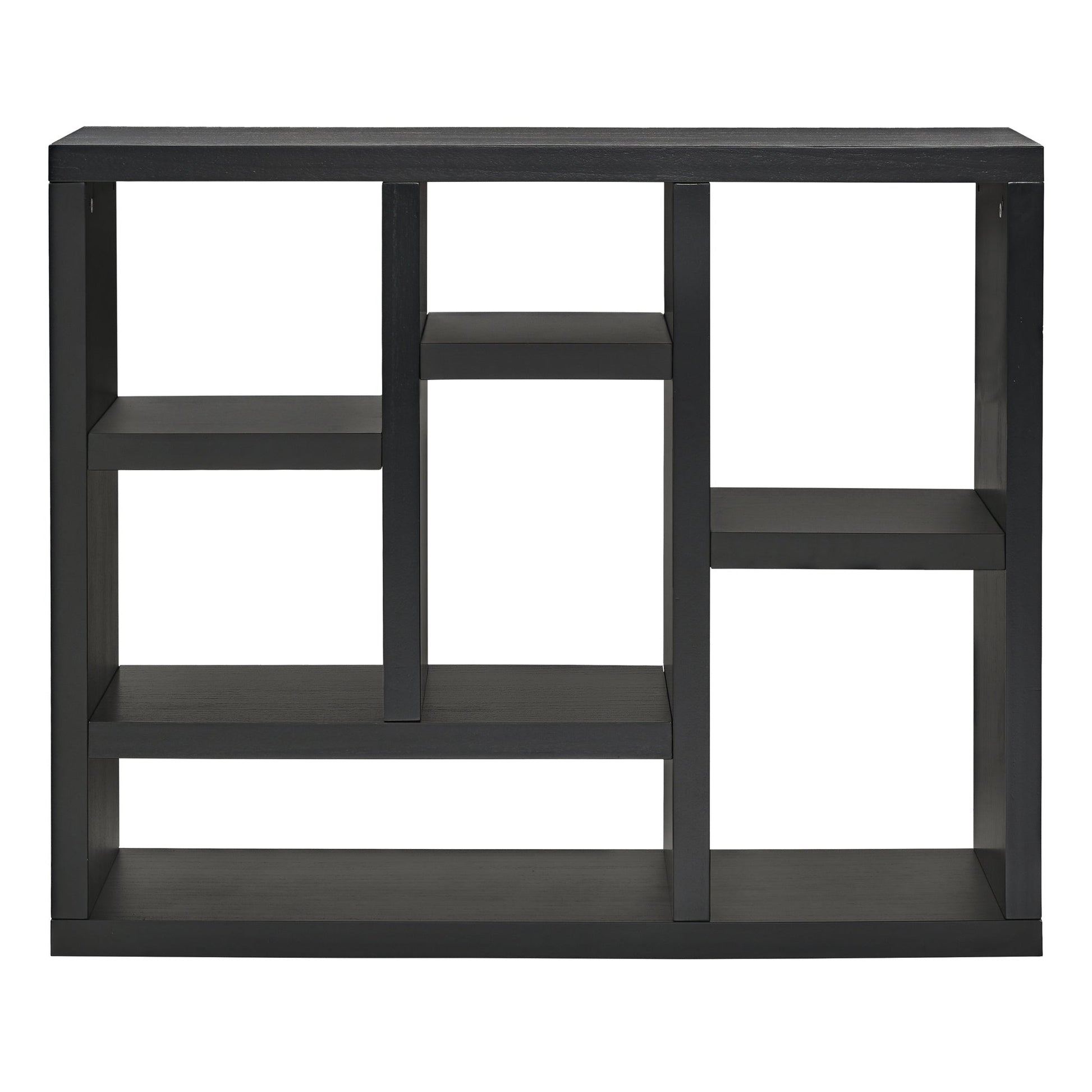 Freestanding 7 Cube Wooden Open Shelf Display