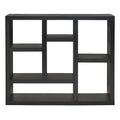 Freestanding 7 Cube Wooden Open Shelf Display