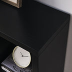 Freestanding 7 Cube Wooden Open Shelf Display