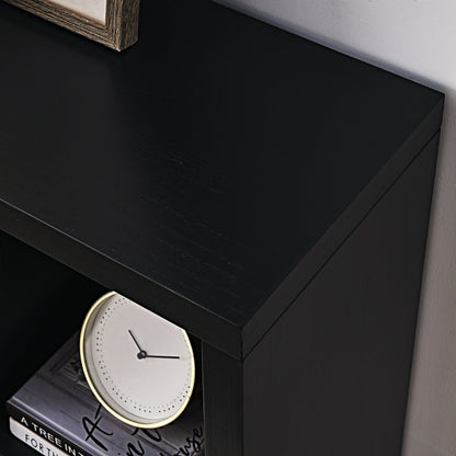 Freestanding 7 Cube Wooden Open Shelf Display