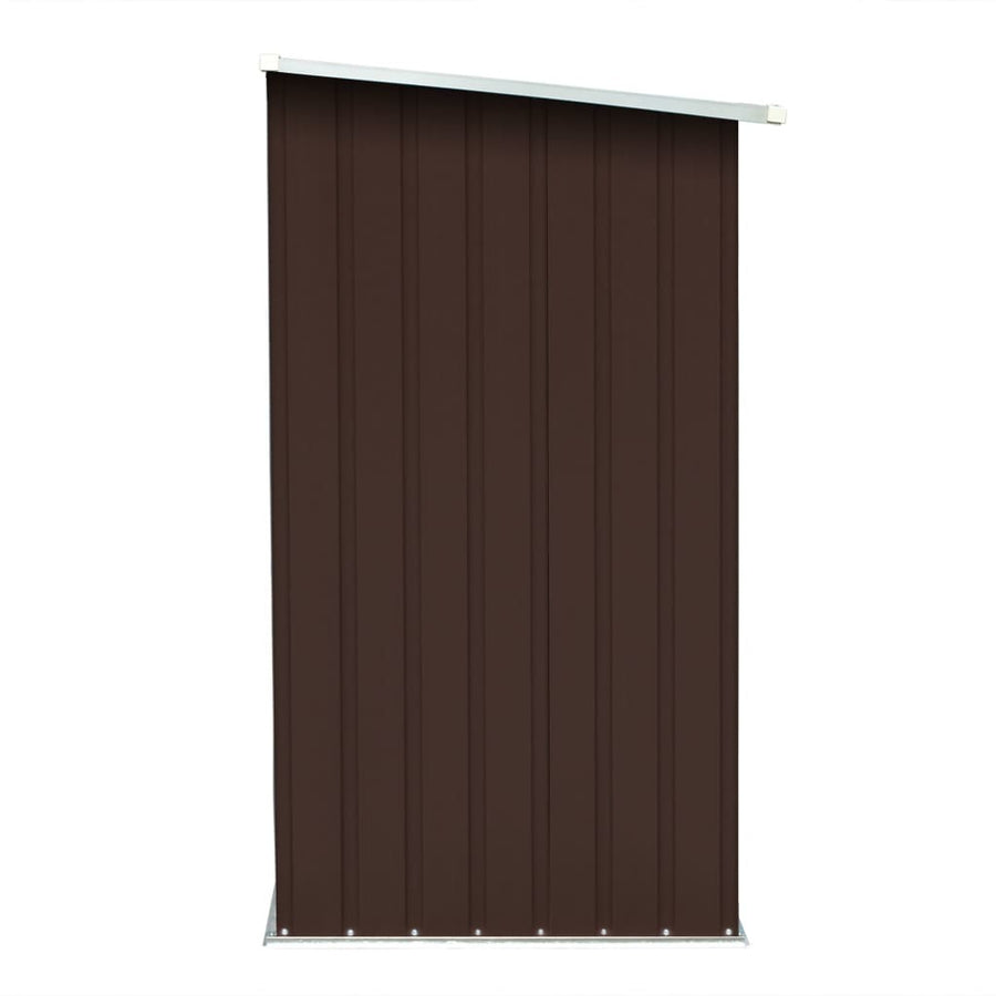 Galvanized Steel Garden Log Storage Shed
