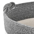 Large Woven Cotton Rope Blanket Storage Basket