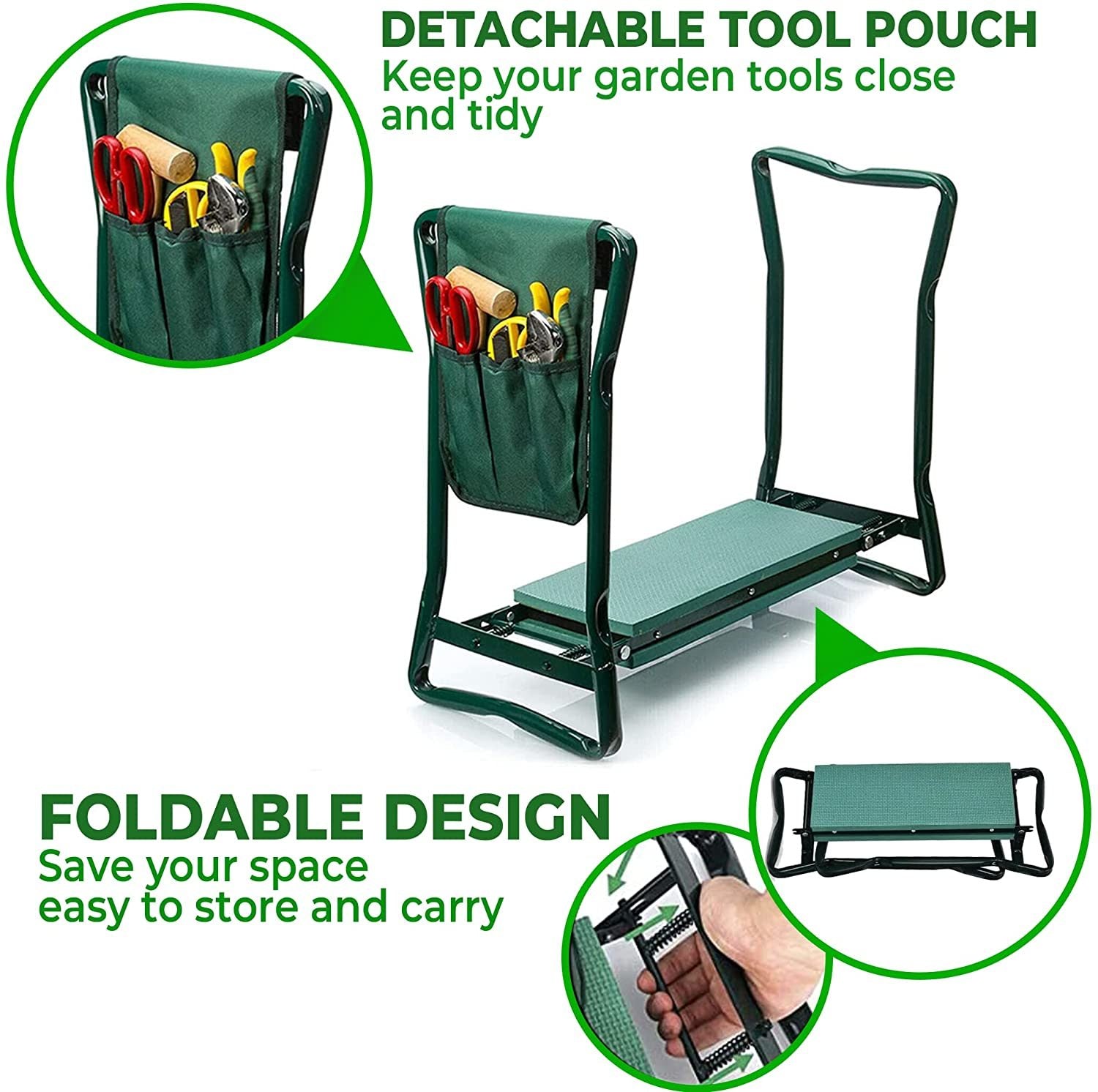 2-in-1 Garden Stool and Kneeler Secondary image
