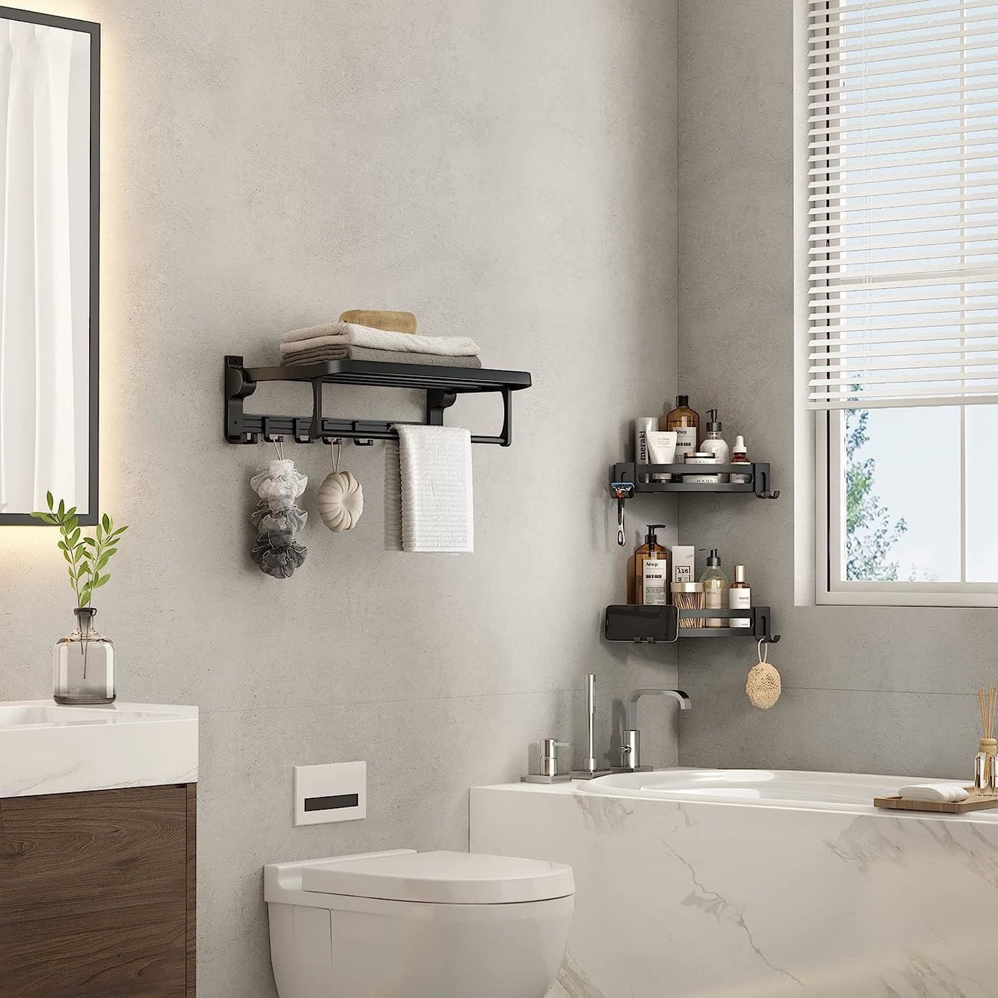 Shower Corner Shelf Caddy 2 Pack