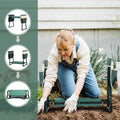 2-in-1 Garden Stool and Kneeler Green