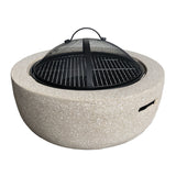 Magnesium Oxide Fire Pit with BBQ Grill Rack