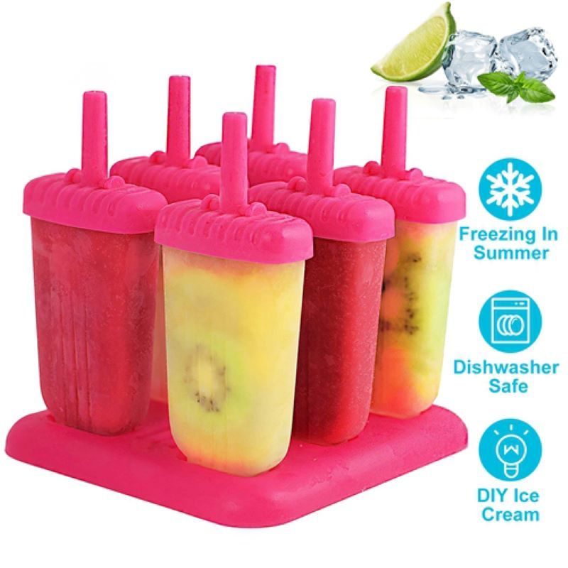 Reusable Plastic Popsicle Mold For Homemade Iced Snacks Secondary image