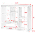 Freestanding 7 Cube Wooden Open Shelf Display