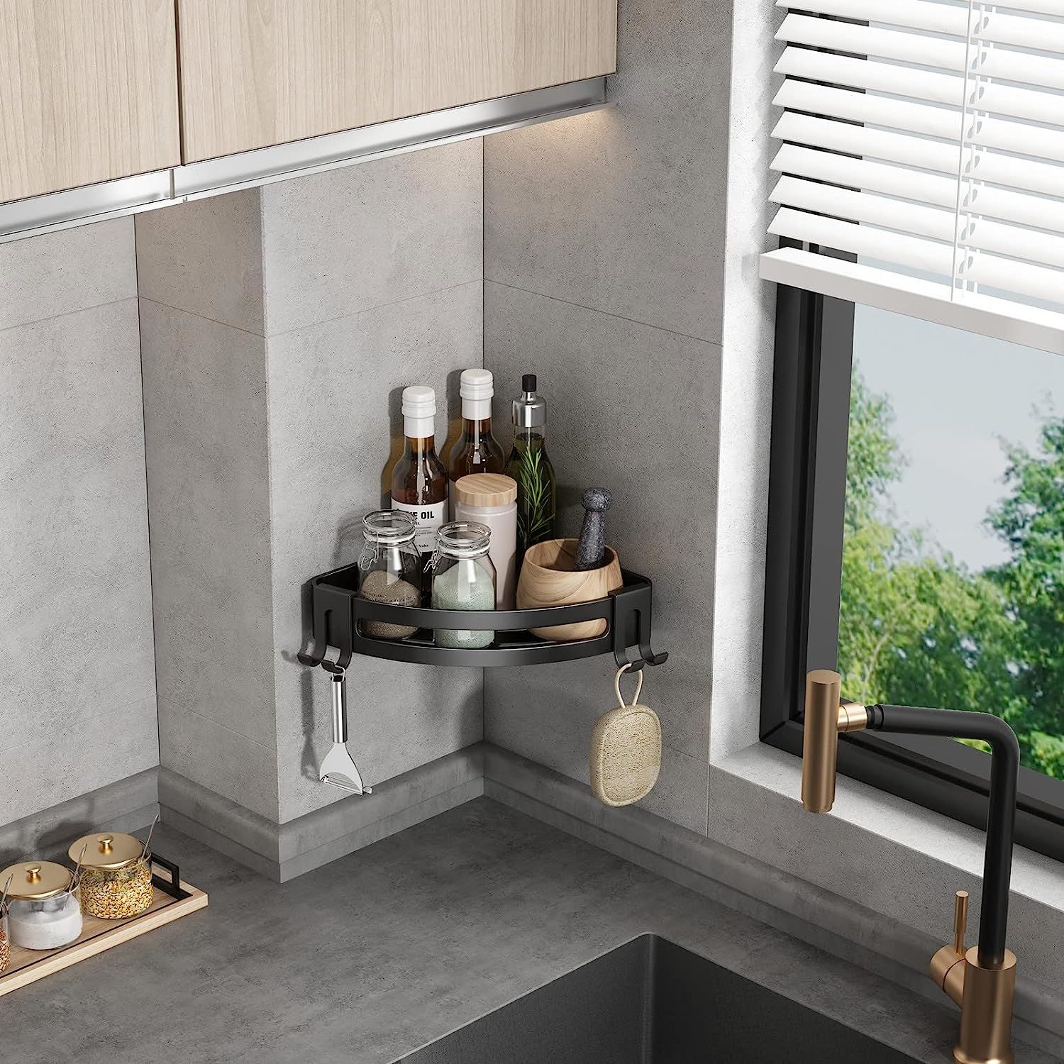 Shower Corner Shelf Caddy 2 Pack Secondary image