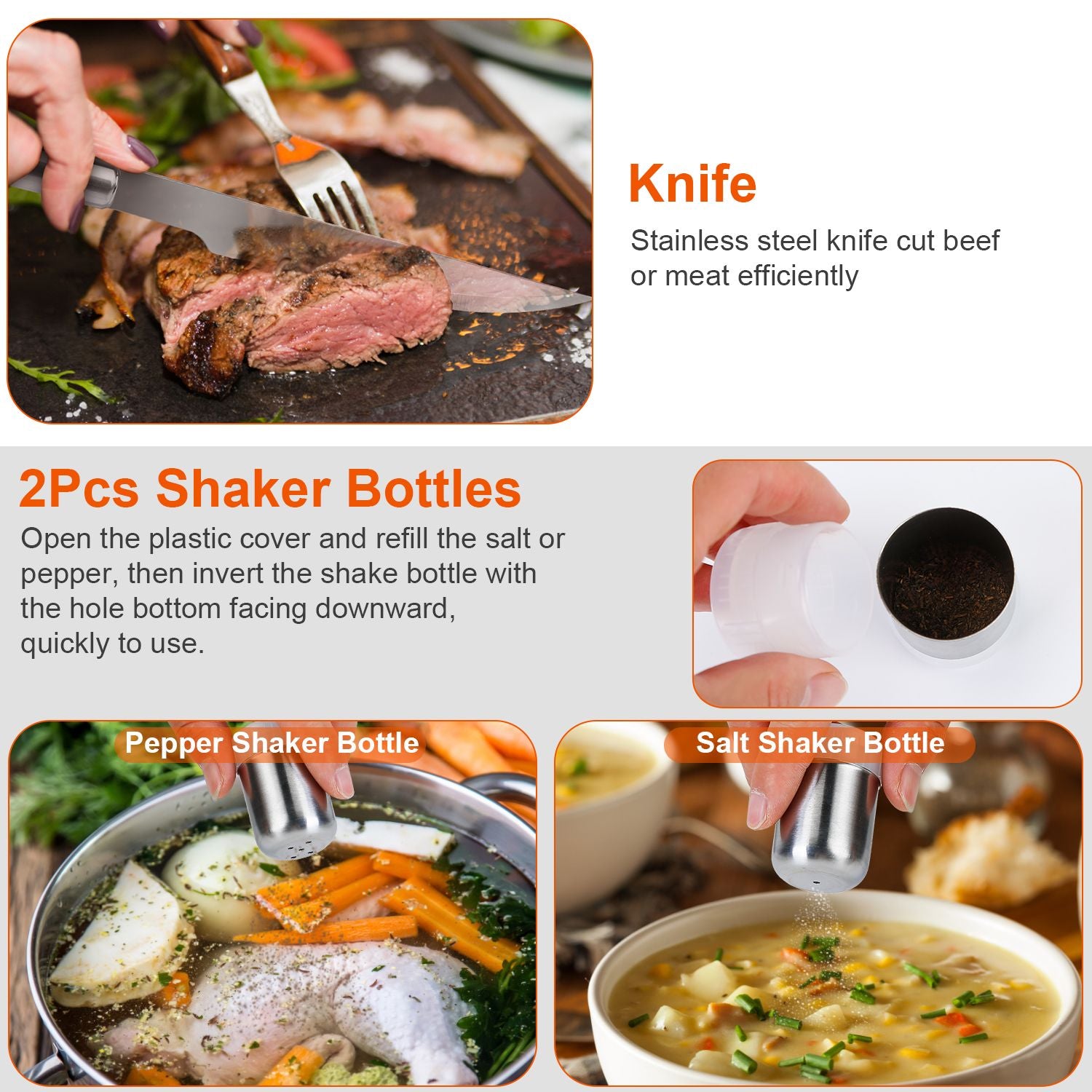 Stainless Steel BBQ Grill Tool Kit