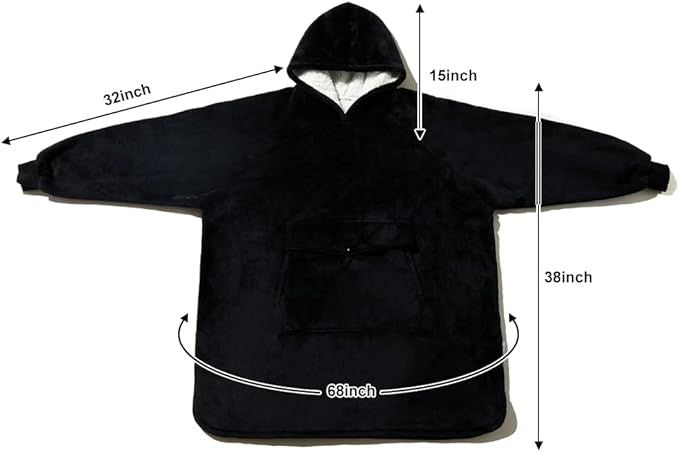 Krifey Wearable Blanket Hoodie