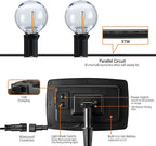 27Ft Outdoor Waterproof Globe Solar Lights