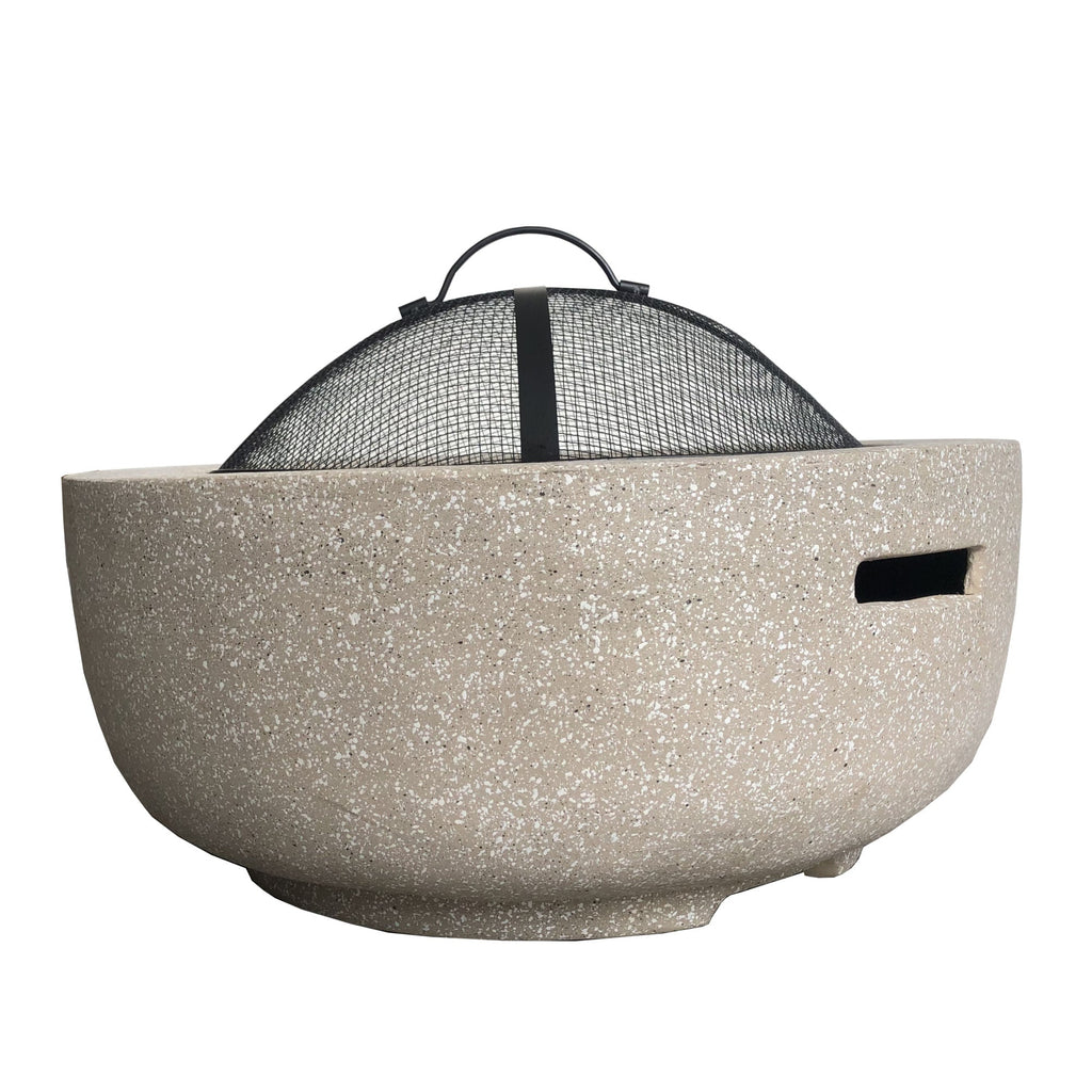 Magnesium Oxide Fire Pit with BBQ Grill Rack as Pic