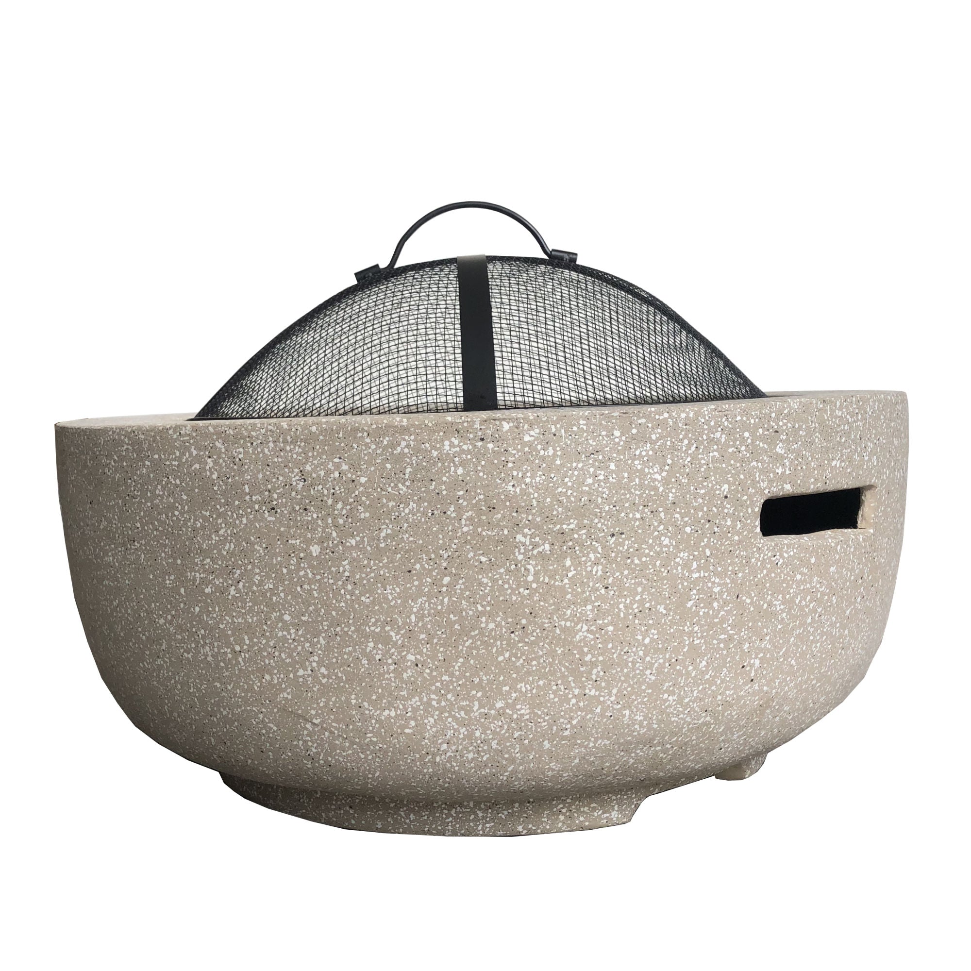 Magnesium Oxide Fire Pit with BBQ Grill Rack as Pic