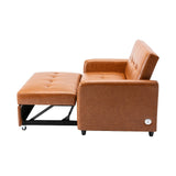 Convertible Oversized Armchair with Dual USB Ports