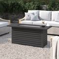 24" H x 54" W Steel Outdoor Fire Pit Table with Lid as Pic