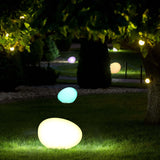 Multicolor Solar Cobblestone LED Light