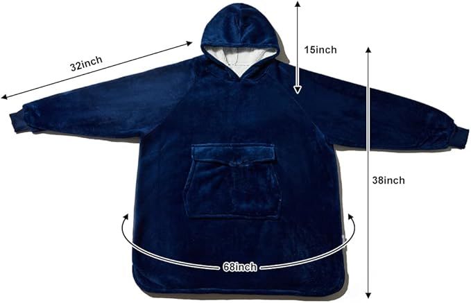 Krifey Wearable Blanket Hoodie