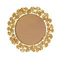 Eden Gingko Leaf Round Wall Mirror 30.5”