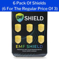 EMF Defense Shield for Phone and Electronics 6 PC - EMF Device Shield **MOST POPULAR** (Save 50% More)