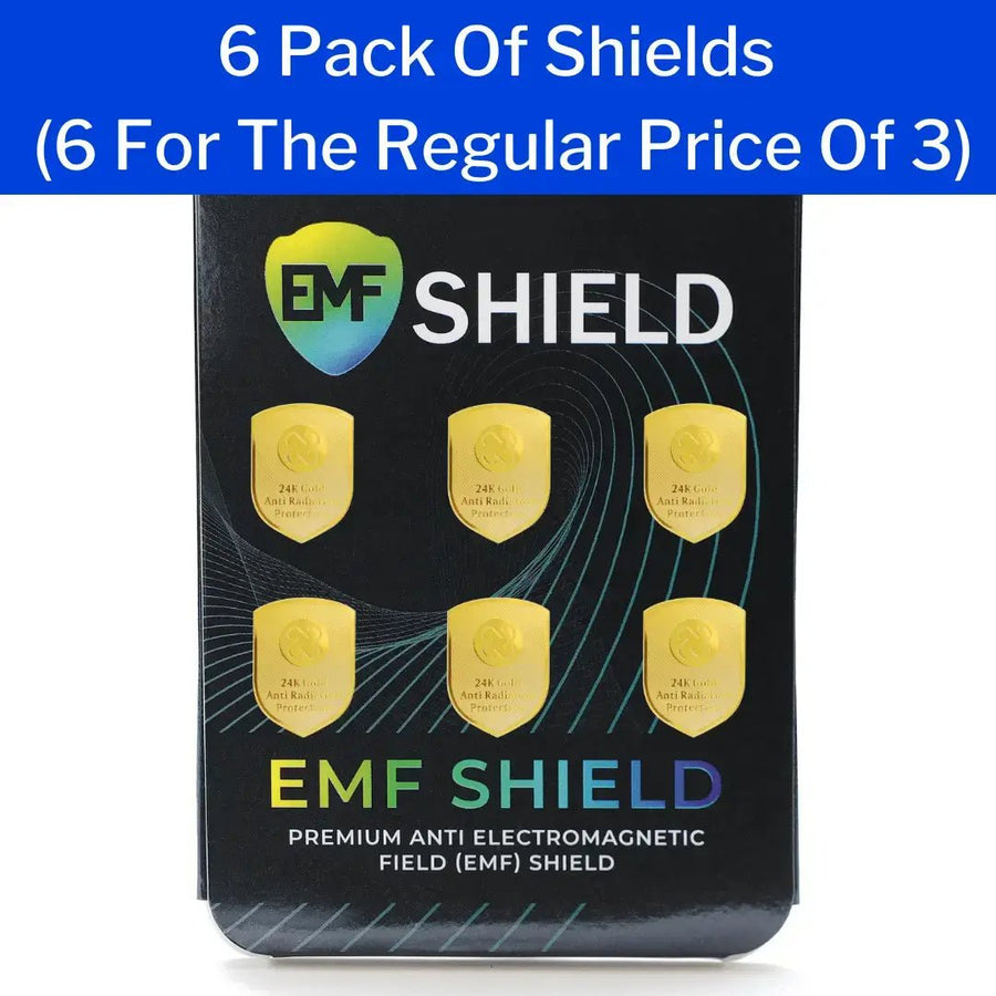 EMF Defense Shield for Phone and Electronics 6 PC - EMF Device Shield **MOST POPULAR** (Save 50% More)