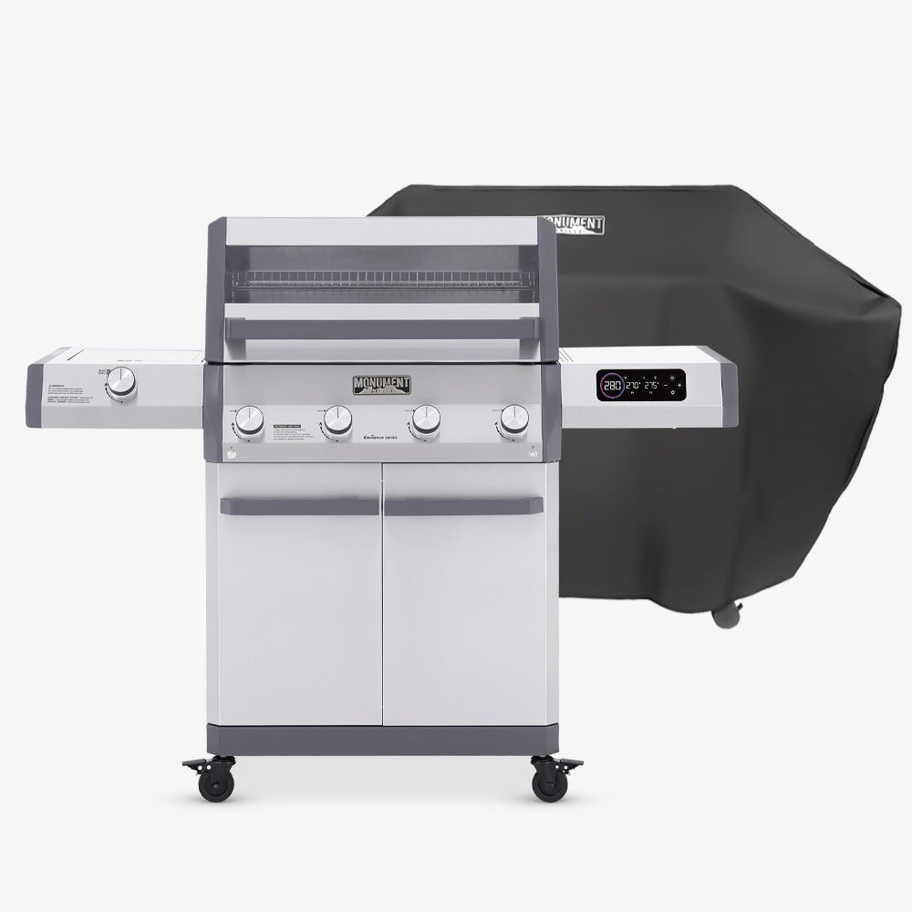 Eminence 405 | Chic Clearview® Smart Stainless Gas Grill Eminence 405 & Grill Cover