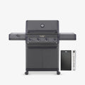 Eminence 425 | Iconic Fortified Propane Gas Grill Eminence 425 & Cast Iron Cooking Plate & Smoker Box