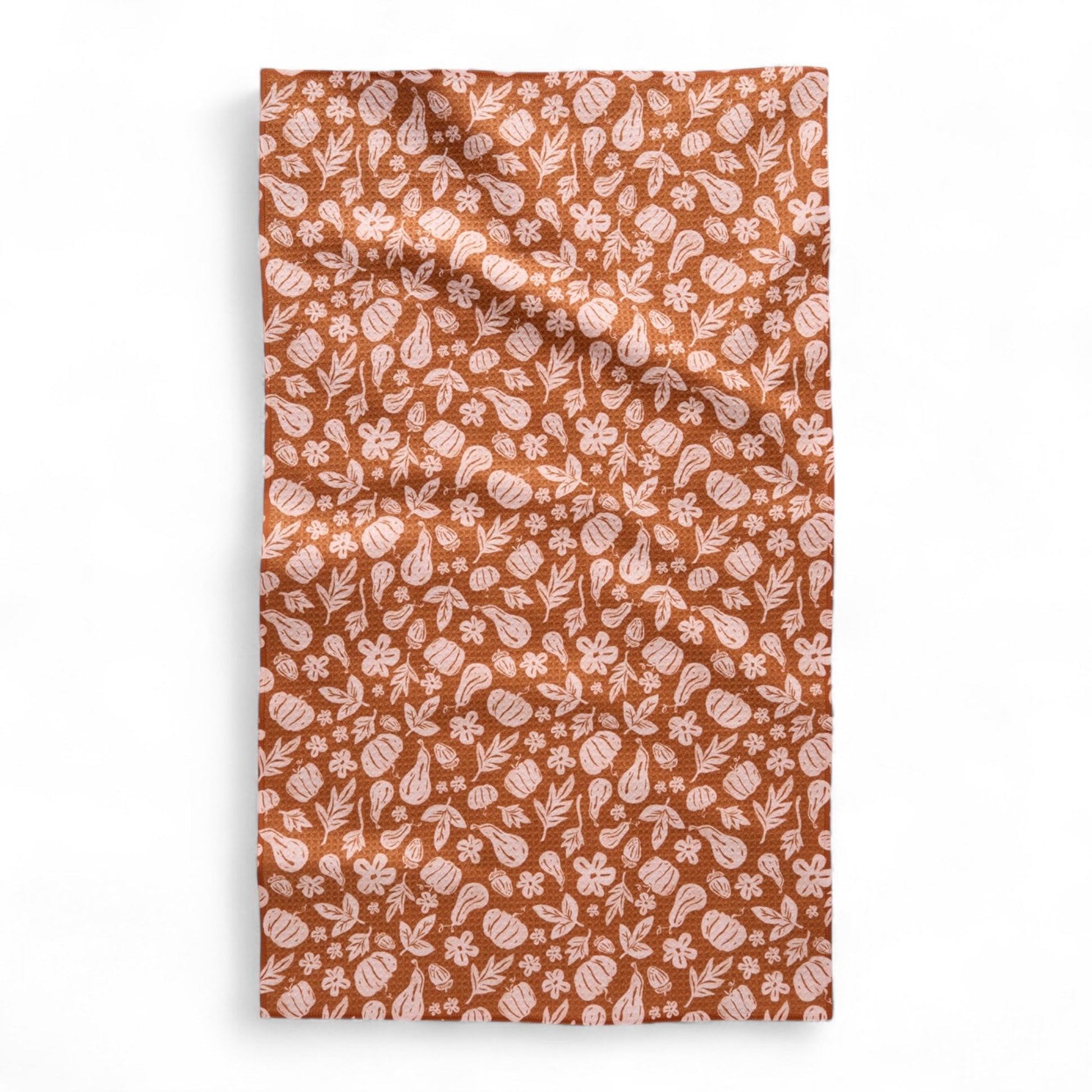 Farm Harvesting Days Geometry Tea Towel