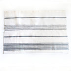 Aden Cotton Bath Mat Natural with Grey