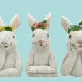 Floral Easter Bunny , 3 Style Options